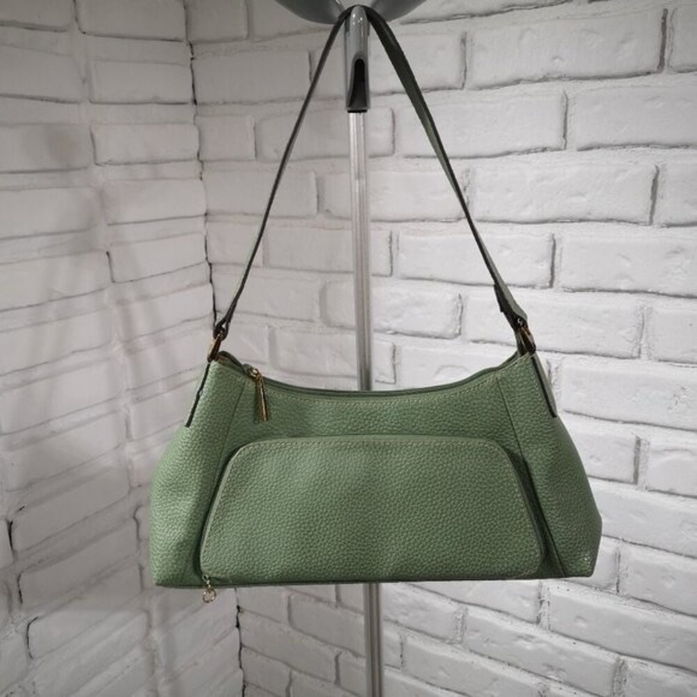 Crazy Horse A Liz Claiborne Company Ladies Green Faux Leather Handbag